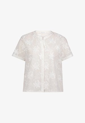Betty & Co, BETTY & CO MIT STICKEREI HEMDBLUSE - Bluse - weiß