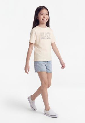 EA7 Emporio Armani UNISEX - T-shirts med print - sugar swizzle