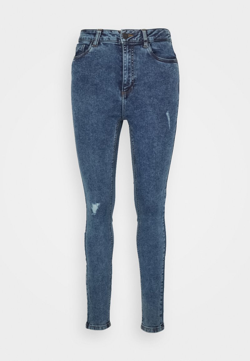 Noisy May Tall Jeans Skinny Fit blauw denim/bluedenim