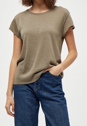 T-shirt - bas - khaki