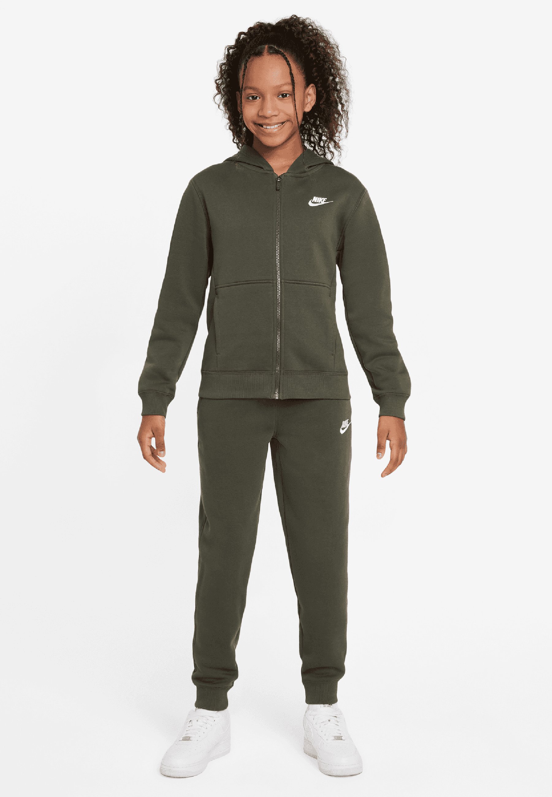 khaki nike tracksuit
