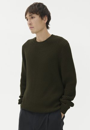 Matinique TRITON - Svetrík - olive night