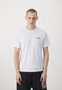 EA7 Emporio Armani Marškinėliai su spaudiniu - bianco