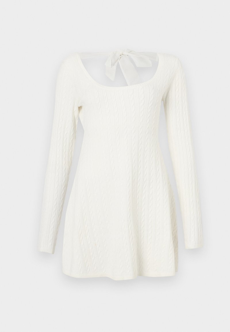 Hollister Co. Gebreide jurk wit