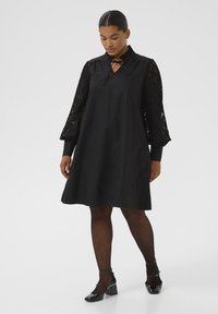 Kaffe Curve MYNTHIA  - Hverdagskjole - black deep