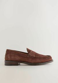 Next REGULAR FIT - SUEDE LOAFERS - Instappers - rust brown