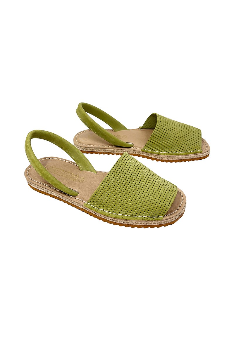 Damen Halbschuhe | LIBERITAE DANU Espadrille green/grün - PS44097 Damen Halbschuhe | LIBERITAE DANU Espadrille green/grün - PS44097