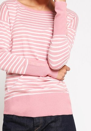 Stickad tröja - light pink