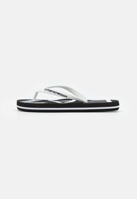 EA7 Emporio Armani UNISEX - T-bar sandals - black/white