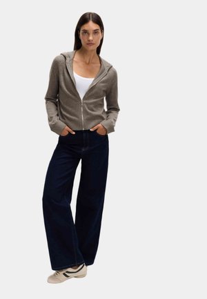 ZIP UP HOODIE - Cardigan - nutmeg