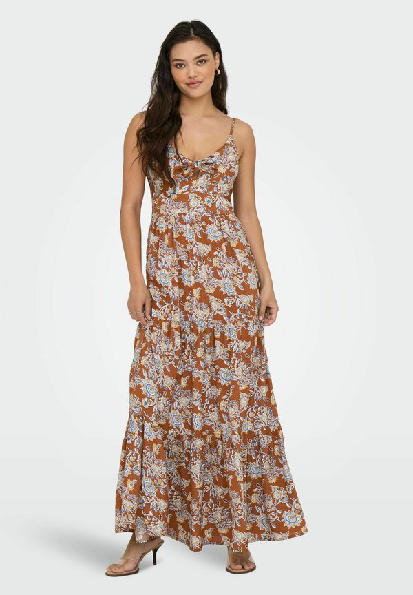 JENNIE KNOT LONG  - Maxikleid - apricot orange