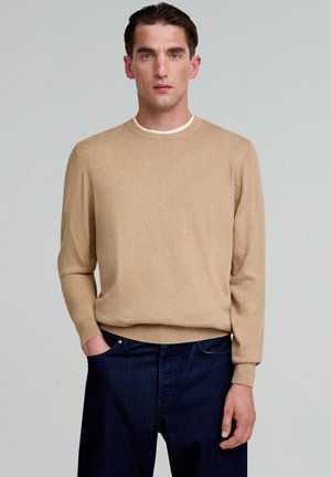 ROUND NECK  - Neule - camel