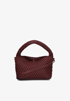HVISK, HVISK DAMES HANDTASSEN TWIST BRAIDED SOFT STRUCTURE. - Handtas - 508 deep burgundy
