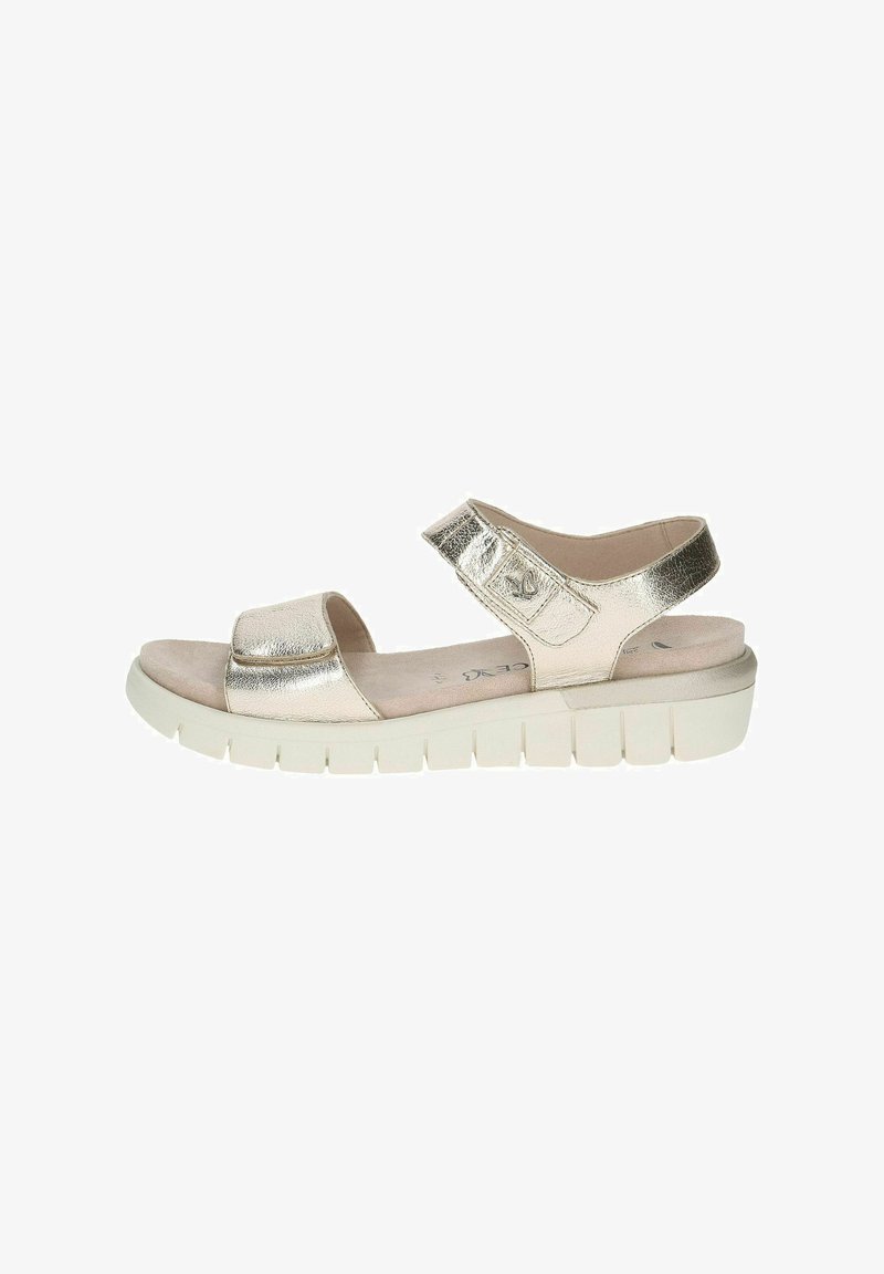 Caprice Sandales à plateforme - platin metal