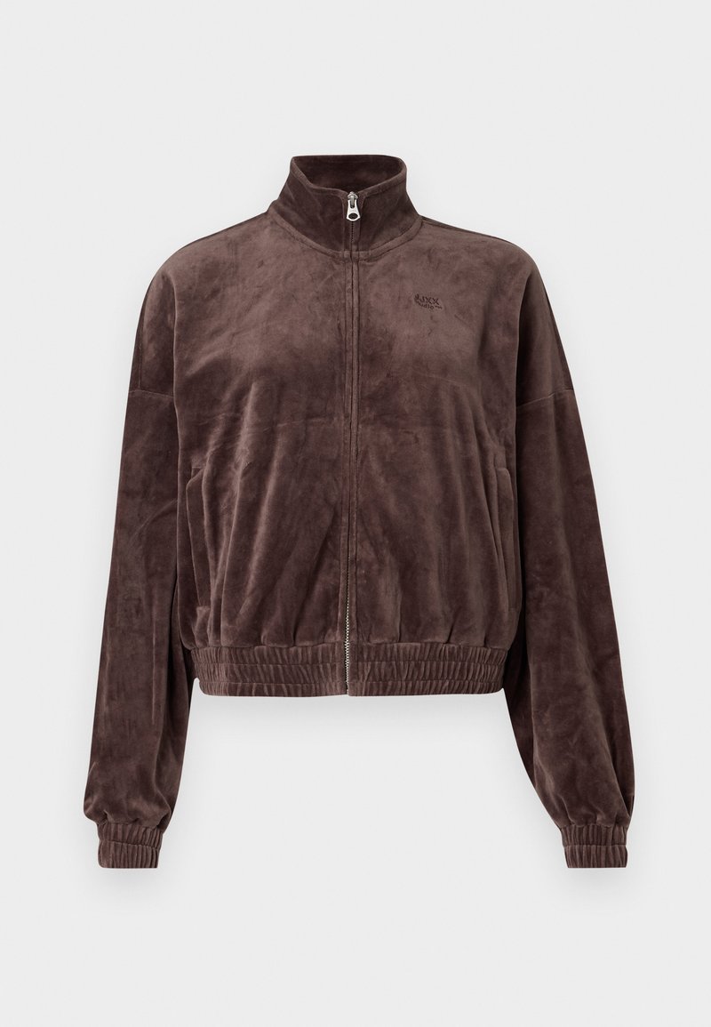 JJXX Sweater met rits bruin