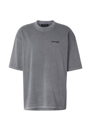 Pegador, LOGO OVERSIZED TEE - T-shirt basic - vintage grey