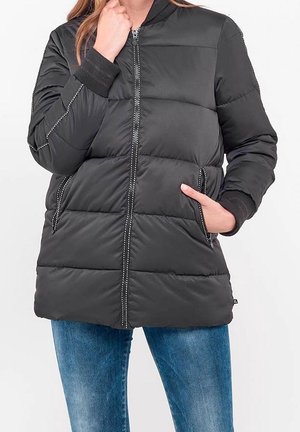 Winter jacket - black denim