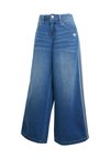 WIDE  - Wide leg - indigo denim