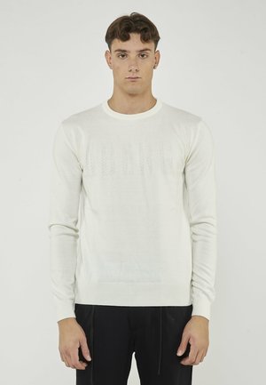 MAXI LOGO - Maglione - bianco