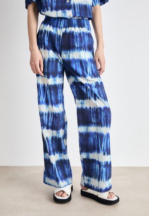Mads Nørgaard COLIN SONIE PANTS - Auduma bikses - merthyl blue