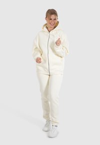 Smilodox EDA FULL ZIP HOODIE - Sudadera con cremallera - creme