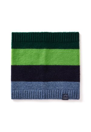 United Colors of Benetton STRIPED COLLAR WITH LOGO - Paraorecchie - blue