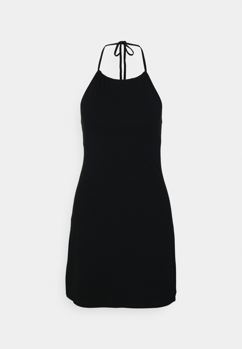 Damen Freizeitkleider | Hollister Co. HIGH NECK KNIT HALTER DRESS Cocktailkleid/festliches Kleid black/schwarz - CX17835 Damen Freizeitkleider | Hollister Co. HIGH NECK KNIT HALTER DRESS Cocktailkleid/festliches Kleid black/schwarz - CX17835