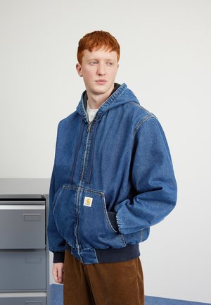 Carhartt WIP ACTIVE JACKET - Denim jacket - blue stone washed