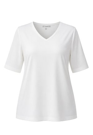 YOEK, YOEK DAMEN T-SHIRT FLARE FIT - T-shirts basic - weiß
