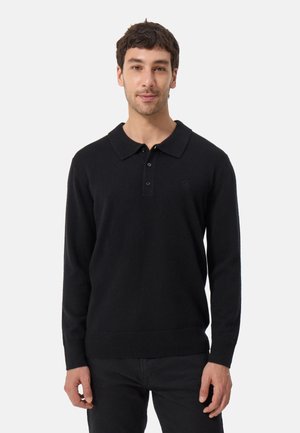 LANGARM - Poloshirt - schwarz