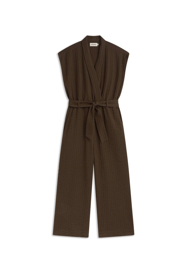 Thinking Mu COMBINATION MALAWI - Jumpsuit - chocolate/dark brown - Zalando