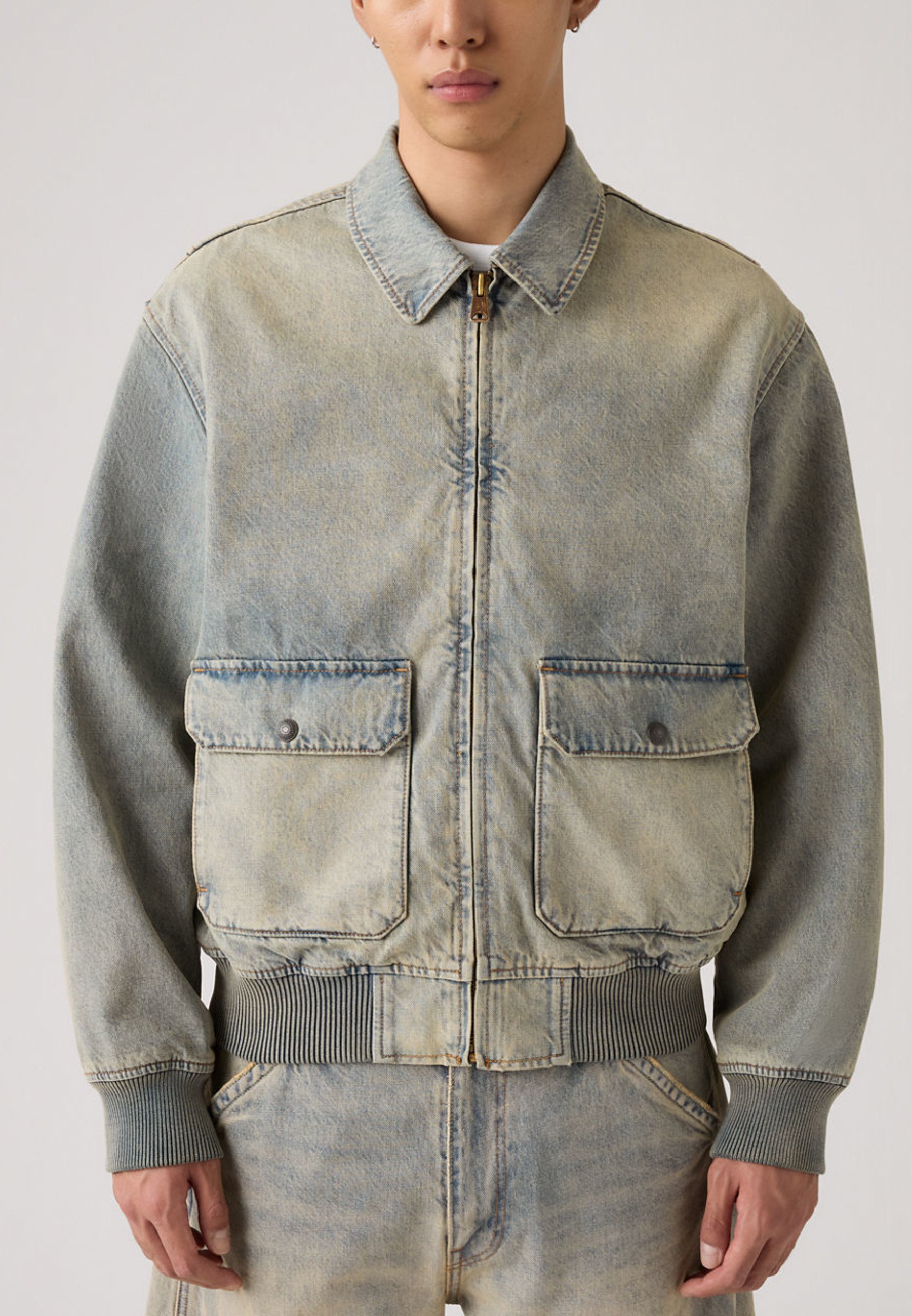 ジャケット・アウター Convertible Pocket Denim Jacket S Fold Pocket Denim Jacket - Raw Denim – Arte Antwerp