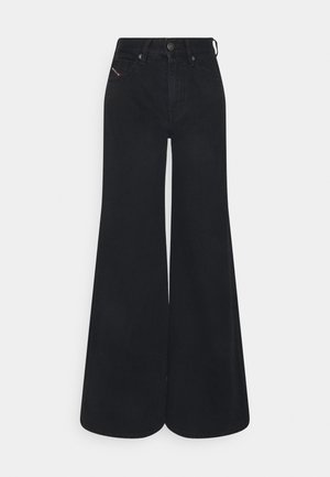 D-AKEMI - Jeans a zampa - washed black