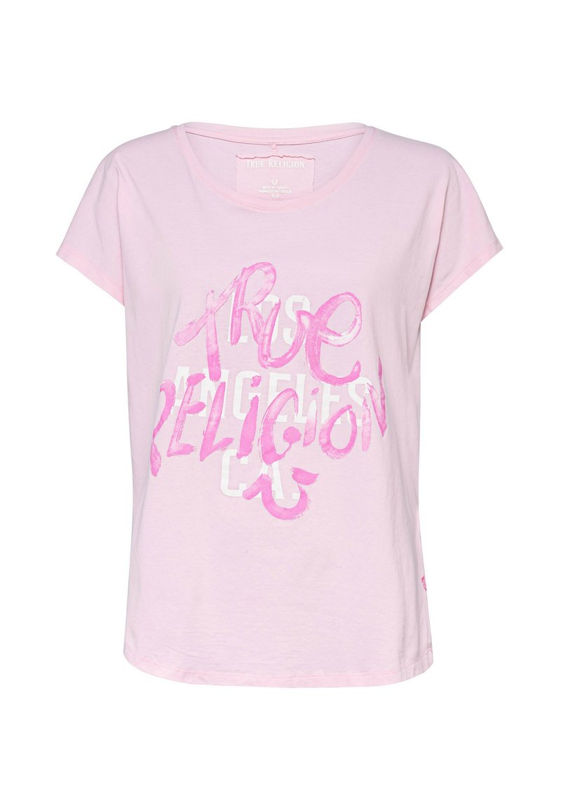 True Religion T-shirt print donkerroze True Religion T-shirt print donkerroze