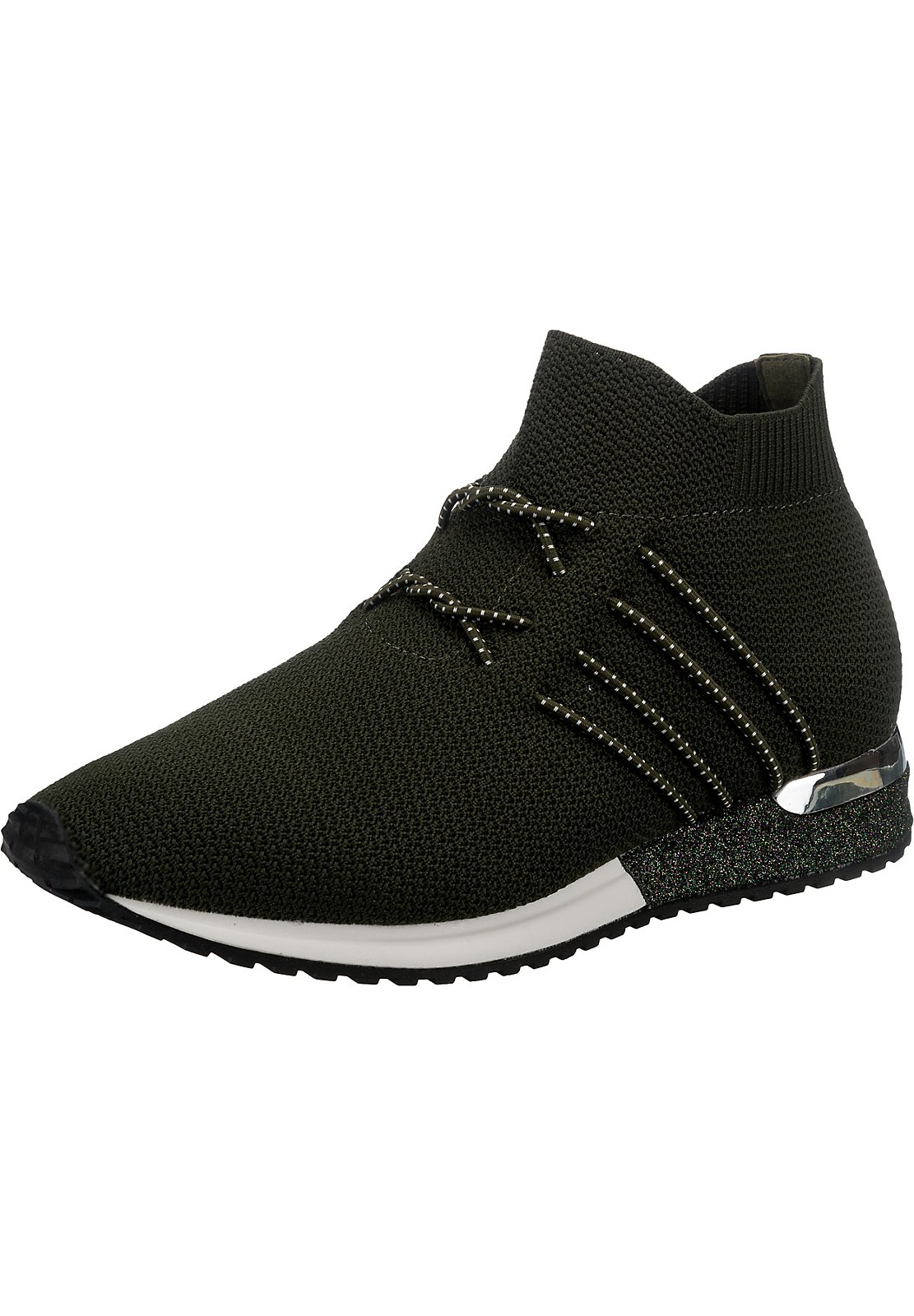 La Strada SLIP-ON - High-top trainers - khaki/beige - Zalando.de