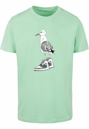 Mister Tee, SEAGULL SNEAKERS TEE - Nyomott mintás póló - neo mint