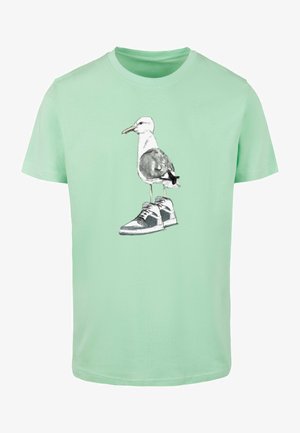 Mister Tee, SEAGULL SNEAKERS TEE - Nyomott mintás póló - neo mint