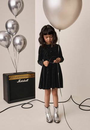 Next, LONG SLEEVE VELVET SPARKLE DRESS - Cocktailkjole / festkjole - black
