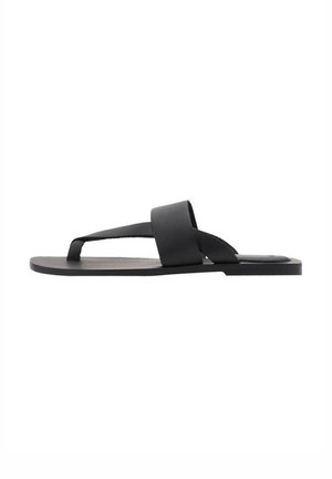 STRAPS - T-bar sandals - black