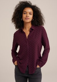 WE Fashion Gombos blúz - violet