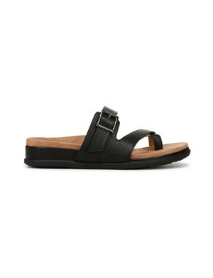 CARMELA - T-bar sandals - black leather
