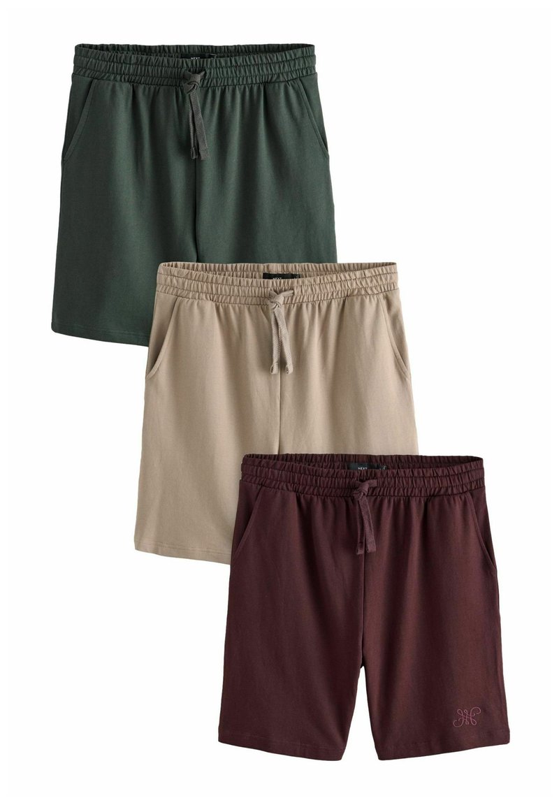 Next LIGHTWEIGHT 3 PACK STANDARD - Donji dijelovi trenirke - red green neutral