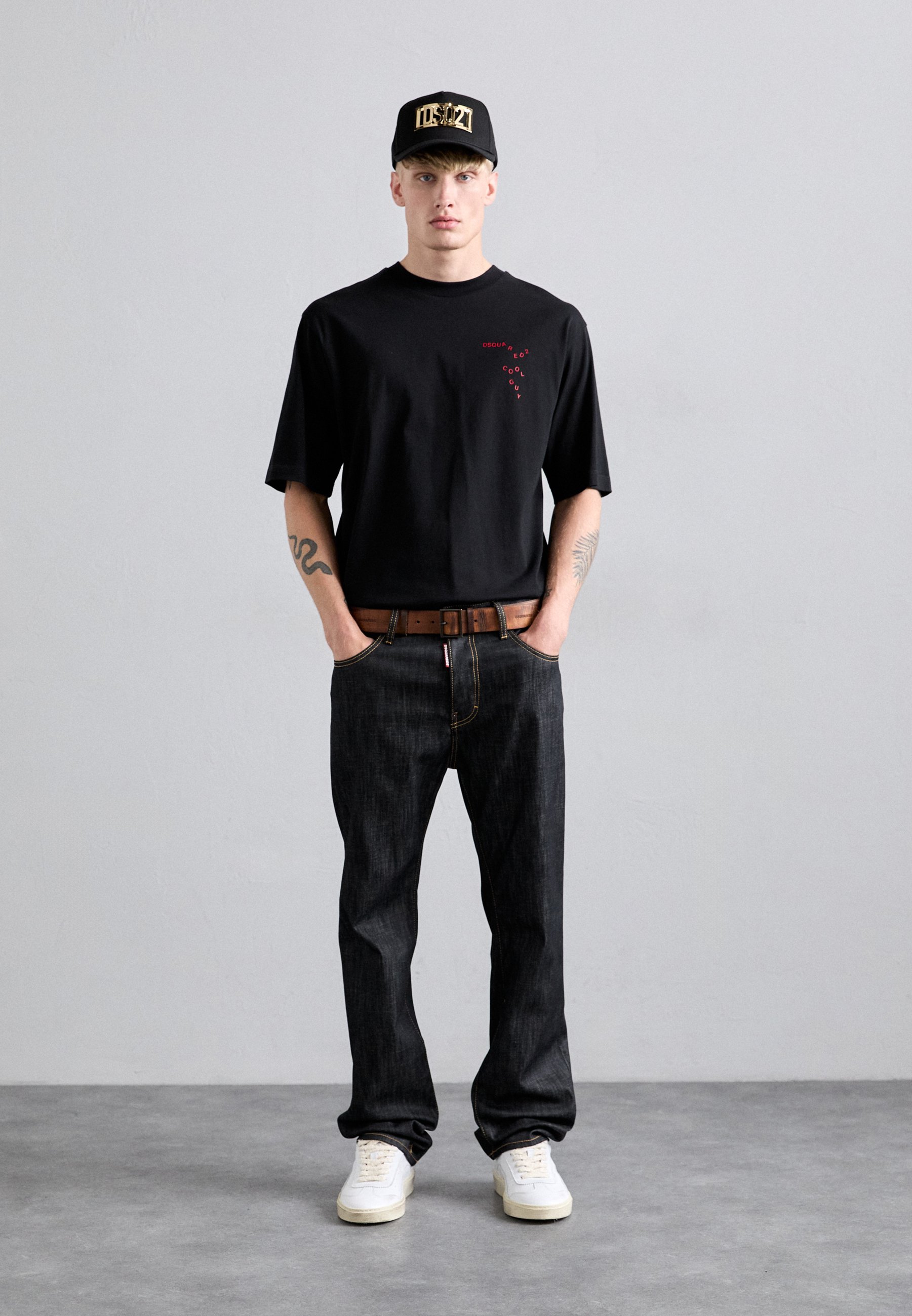 Dsquared2 642 - Straight leg jeans - black - Zalando.co.uk