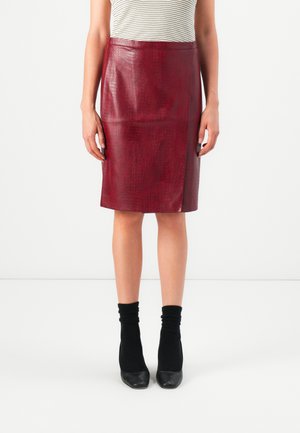 VARDA - A-lijn rok - ox blood