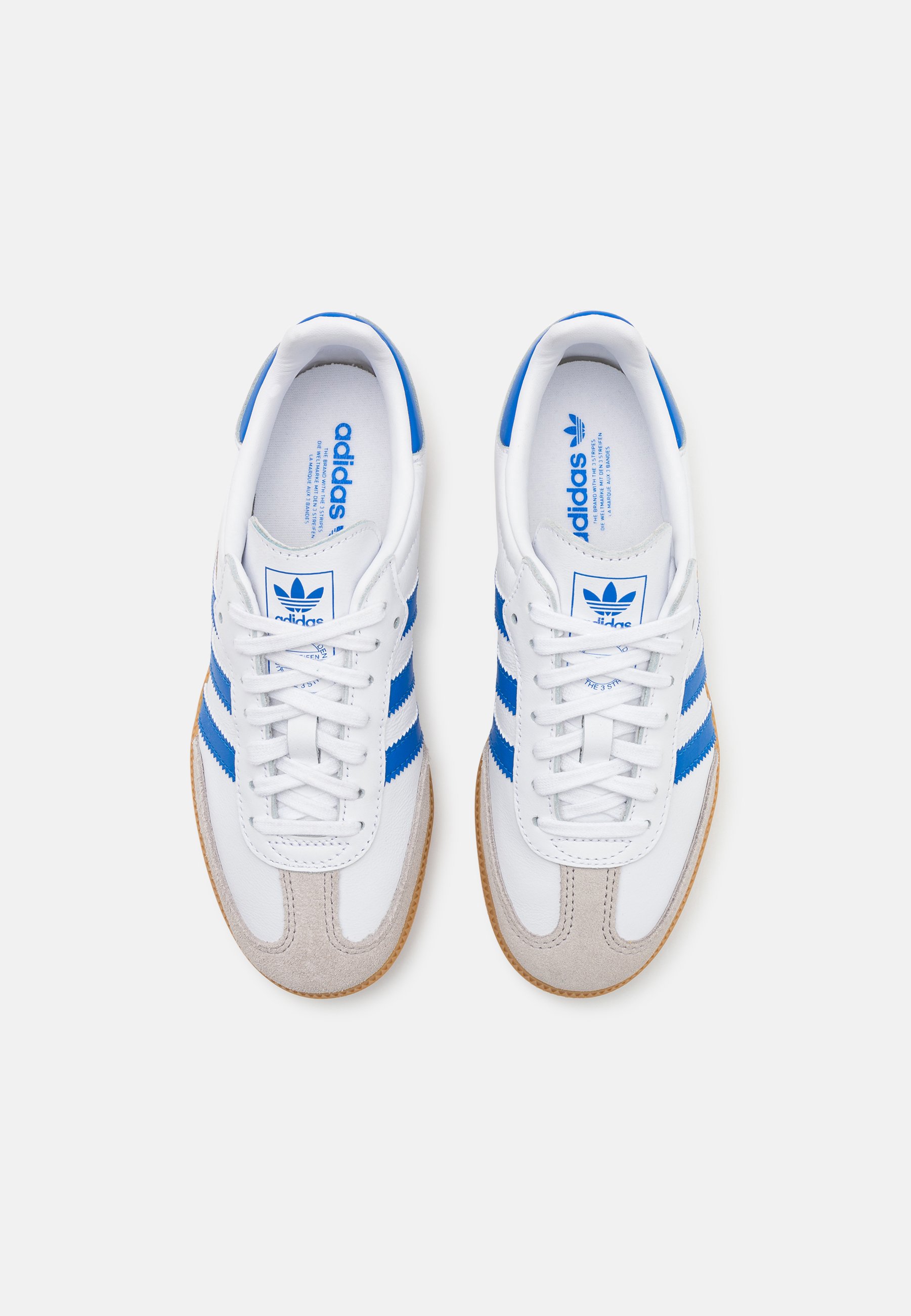 adidas Originals SAMBA OG - Sneakers laag - footwear white/blue/wit -  Zalando.be