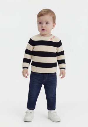 UNISEX - Jumper - off-white/black