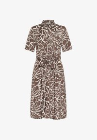 Selected, deep taupe w chalk print