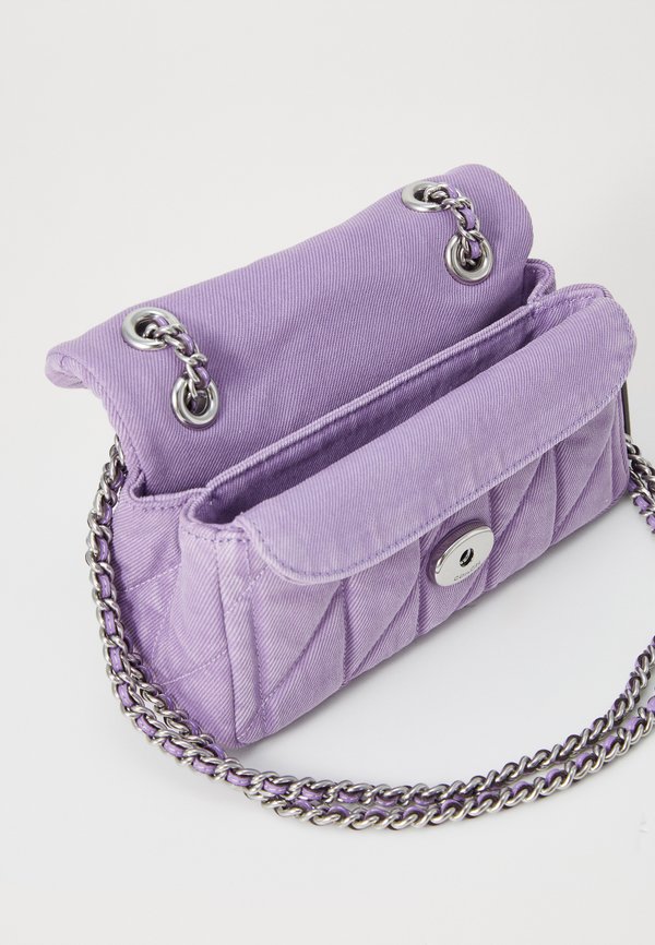 QUILTED COLORED SHOULDER BAG  - Cross body bag - iris2