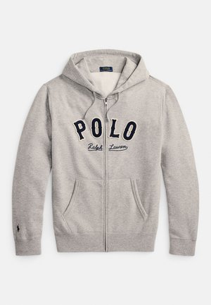 THE FLEECE WESTERN-LOGO HOODIE - Kapucnis pulóver - andover heather