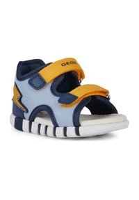 Geox IUPIDOO - Sandali da trekking - light navy yellow